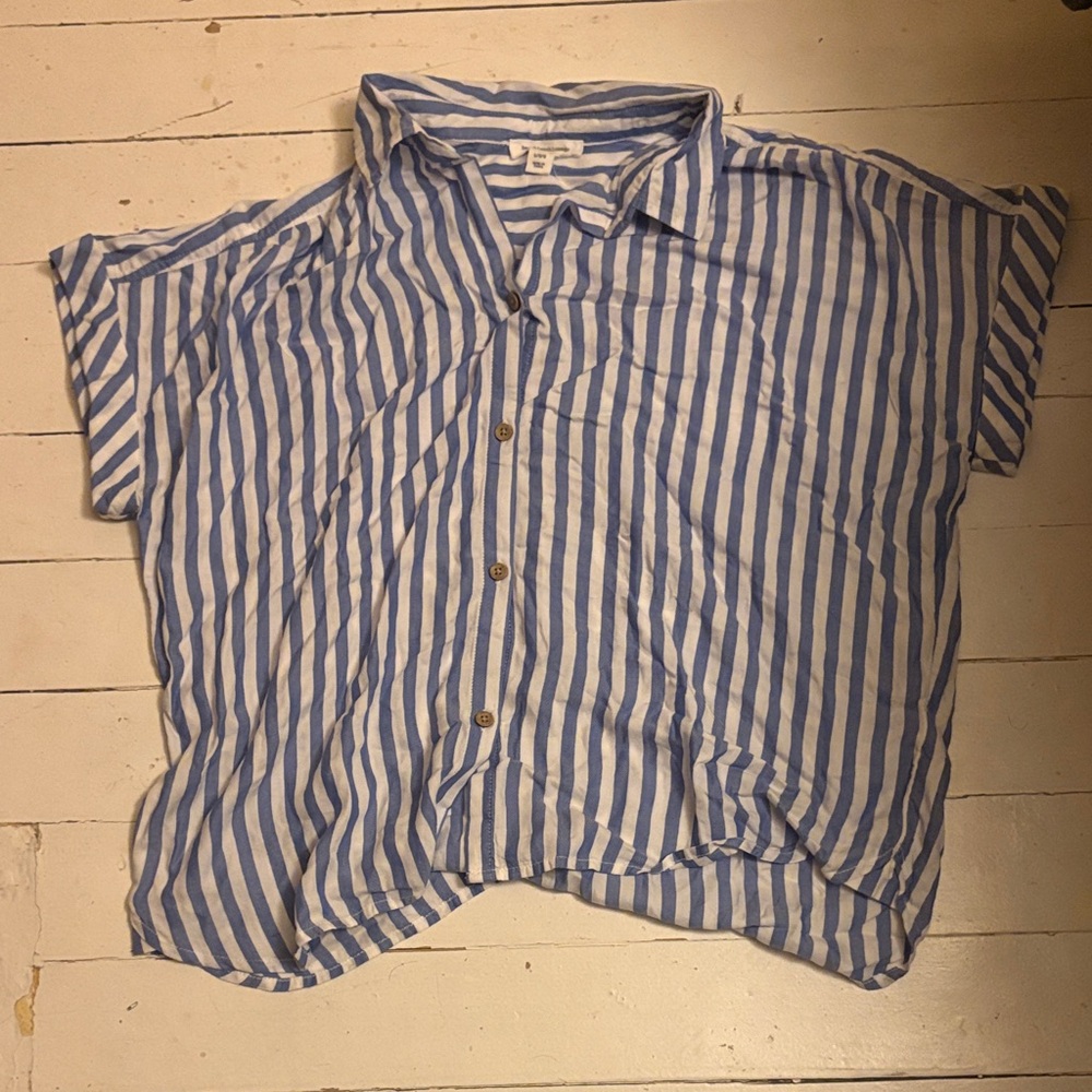 Blue Striped Shirt